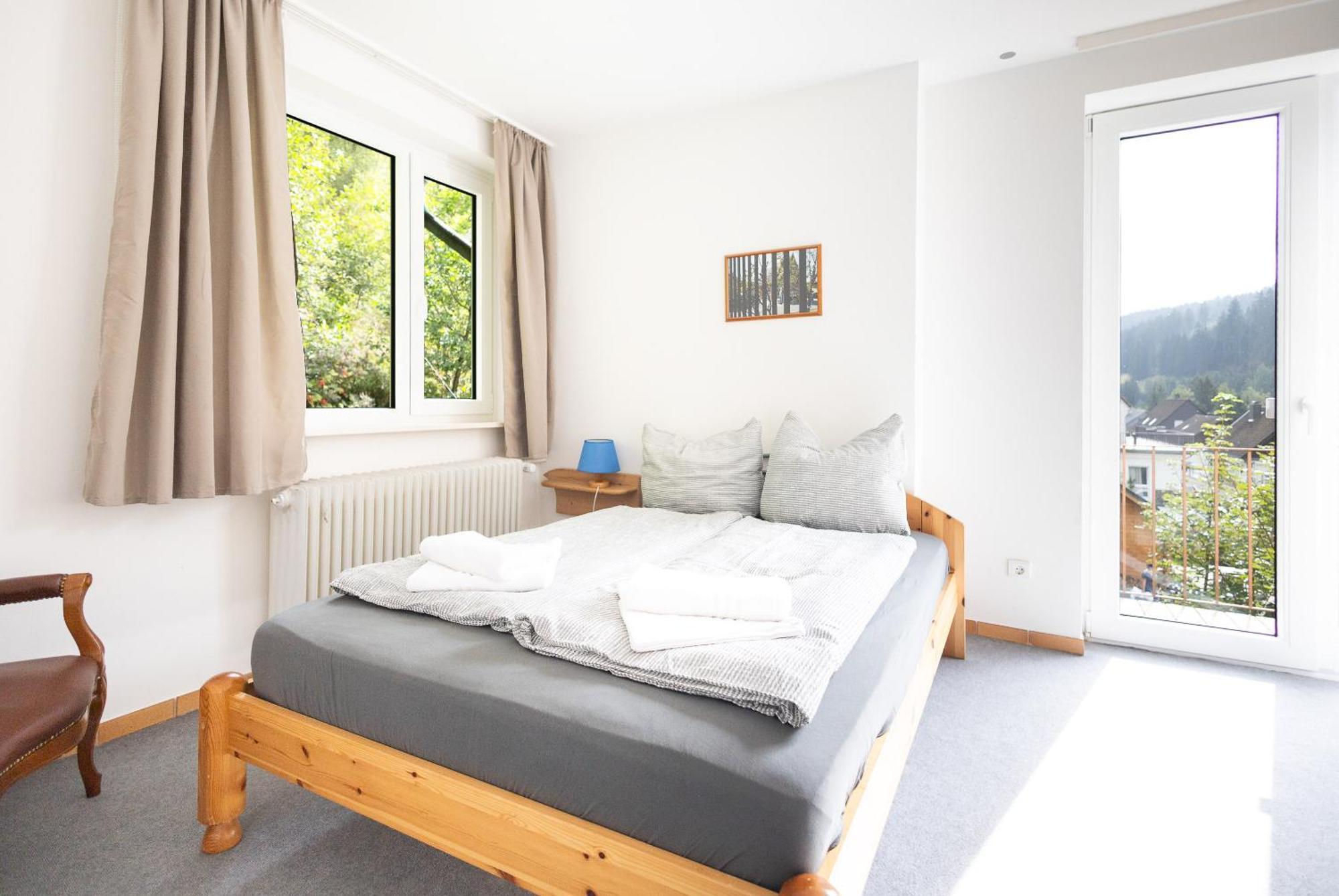 Apartmenthaus Am Waldrand- Kueche - Fruehstueck - Balkon Wildemann Exterior foto
