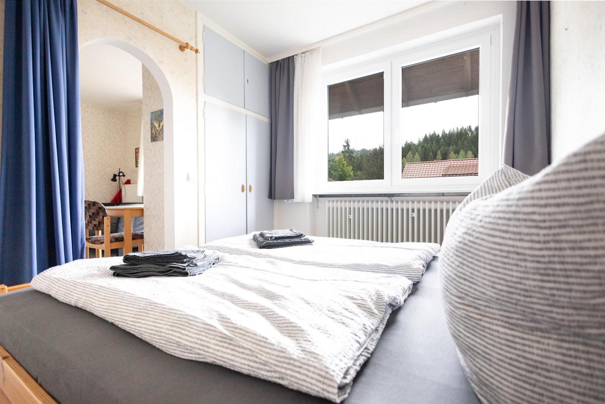 Apartmenthaus Am Waldrand- Kueche - Fruehstueck - Balkon Wildemann Exterior foto